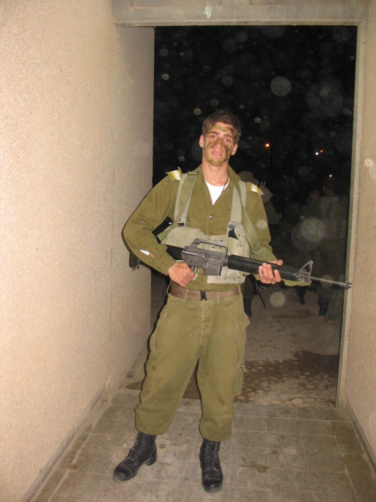 Kfir im Wehrdienst. Foto: Privat